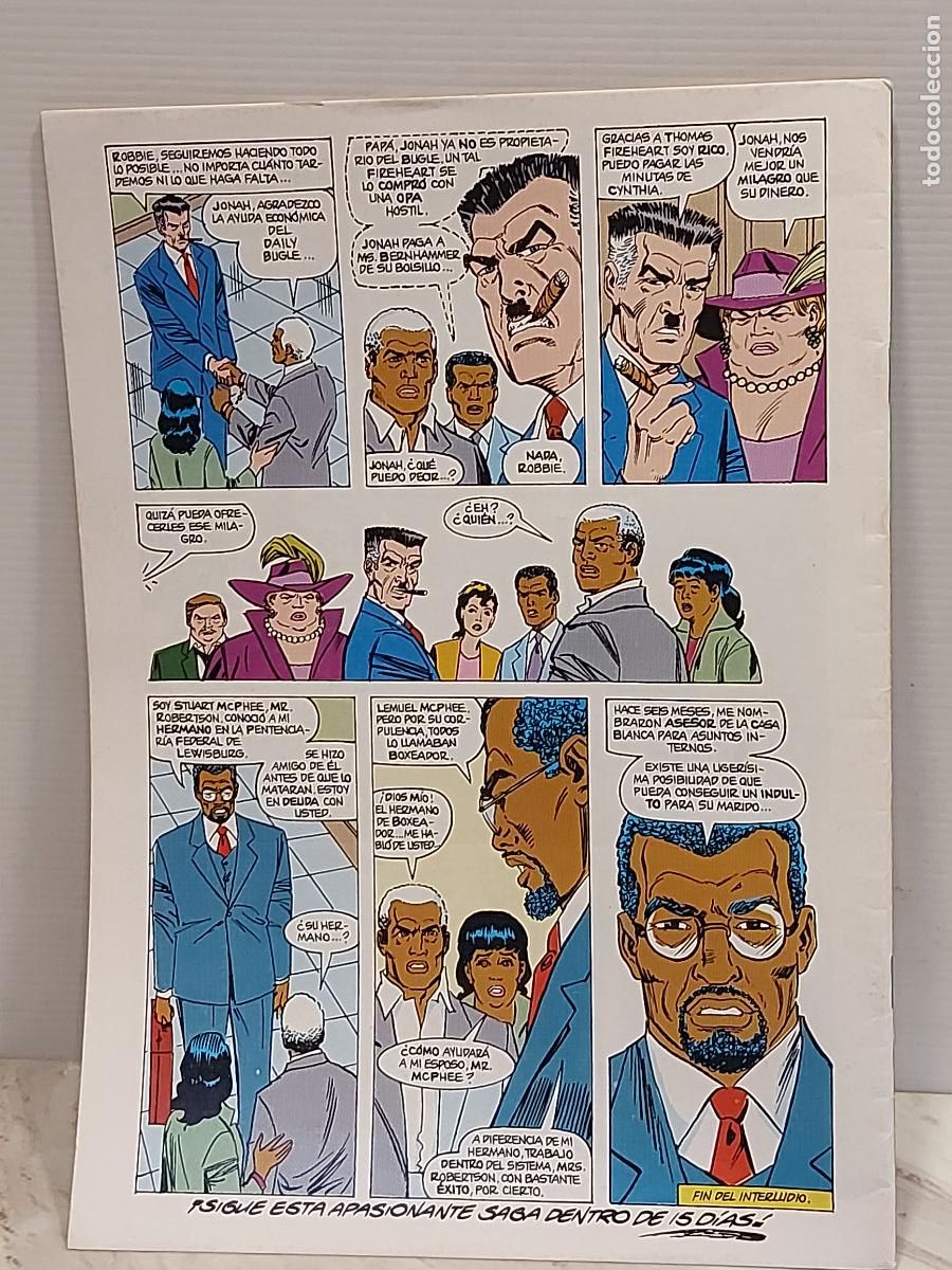 C&oacute;mics: SPIDERMAN / 236 / TORMENTA DE GRAVEDAD / COMICS FORUM-1991 / MARVEL COMICS / BUEN ESTADO - Foto 4