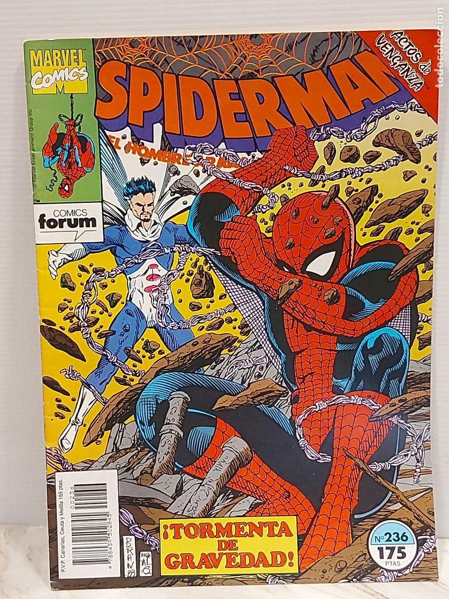 C&oacute;mics: SPIDERMAN / 236 / TORMENTA DE GRAVEDAD / COMICS FORUM-1991 / MARVEL COMICS / BUEN ESTADO - Foto 1