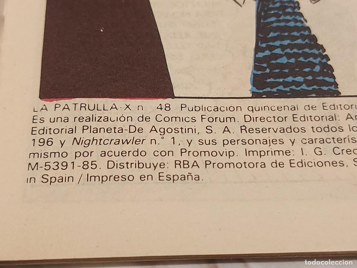 C&oacute;mics: LA PATRULLA X / 48 / COMICS FORUM / BUEN ESTADO - Foto 3