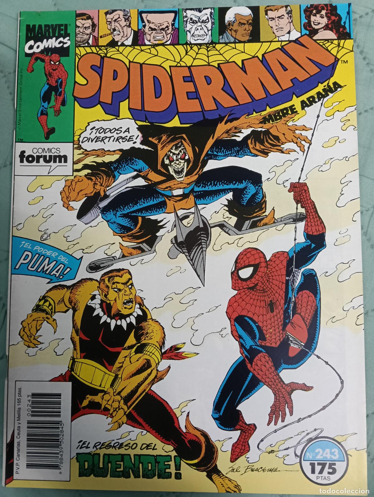 C&oacute;mics: SPIDERMAN VOL. 1 N&ordm; 243 FORUM - Foto 1