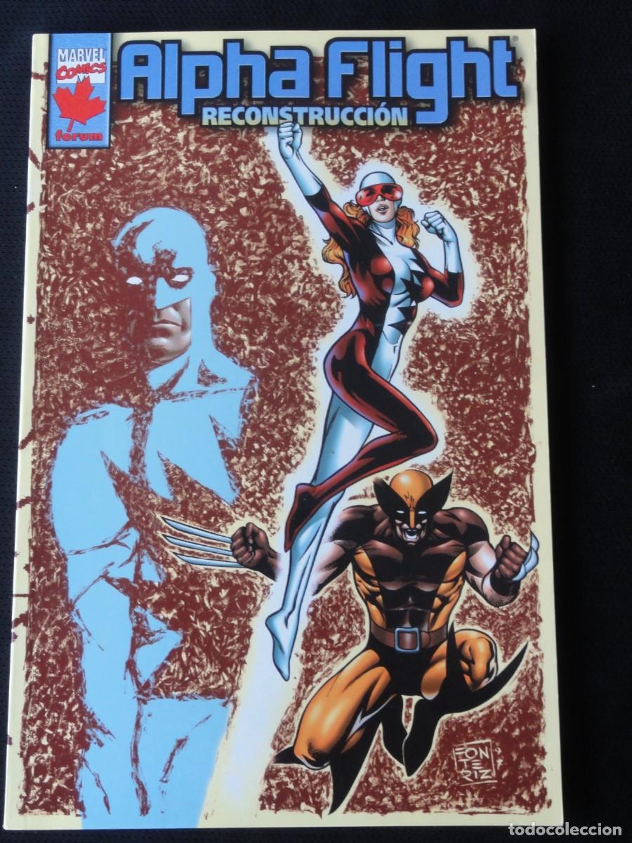 C&oacute;mics: ALPHA FLIGHT. RECONSTRUCCI&Oacute;N. . A&Ntilde;O 1998. 104 PAG. MARVEL COMICS FORUM. C-24B - Foto 1