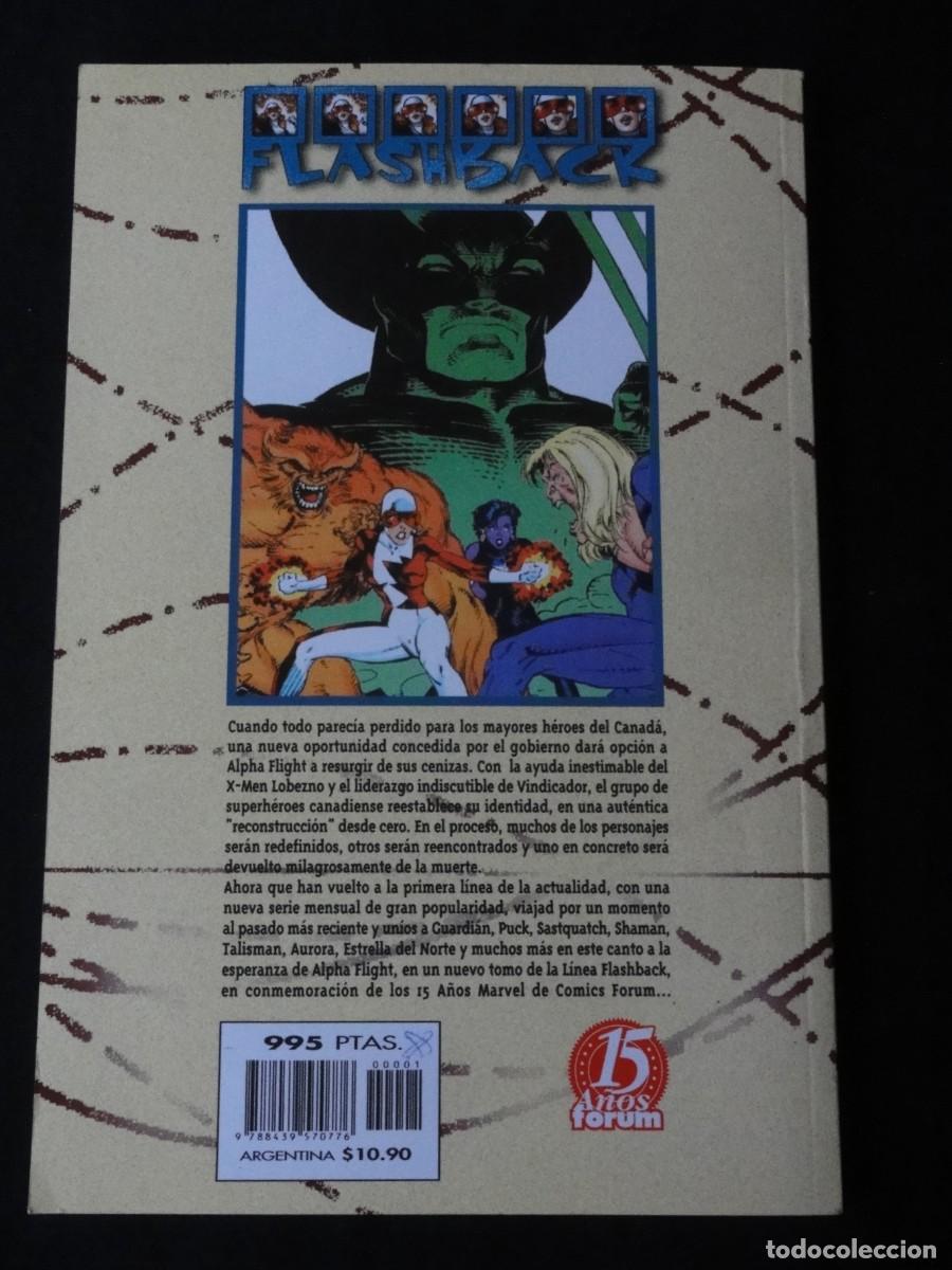 C&oacute;mics: ALPHA FLIGHT. RECONSTRUCCI&Oacute;N. . A&Ntilde;O 1998. 104 PAG. MARVEL COMICS FORUM. C-24B - Foto 2