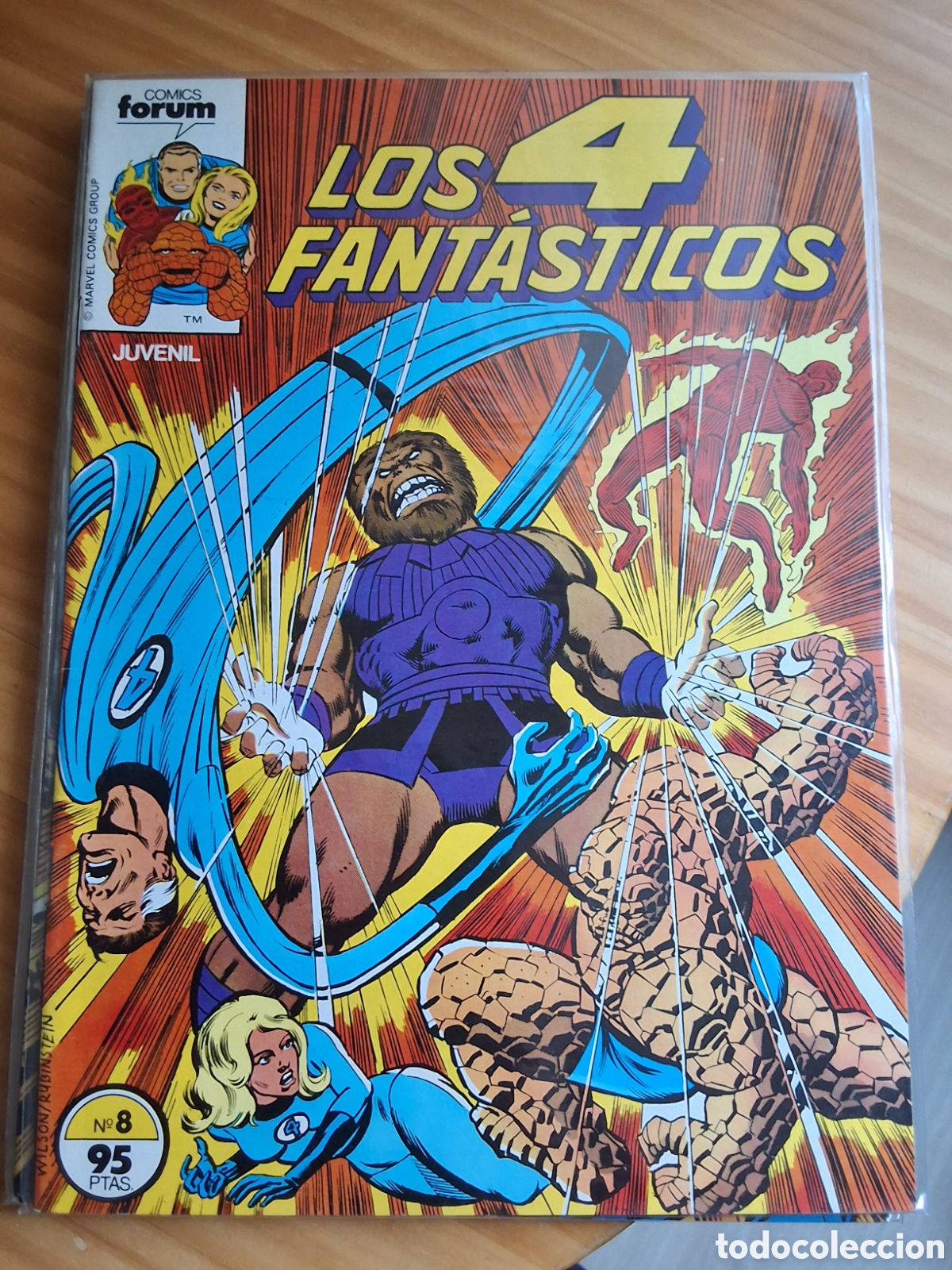 C&oacute;mics: Los 4 fant&aacute;sticos grapa forum comic n&uacute;mero 8 - Foto 1