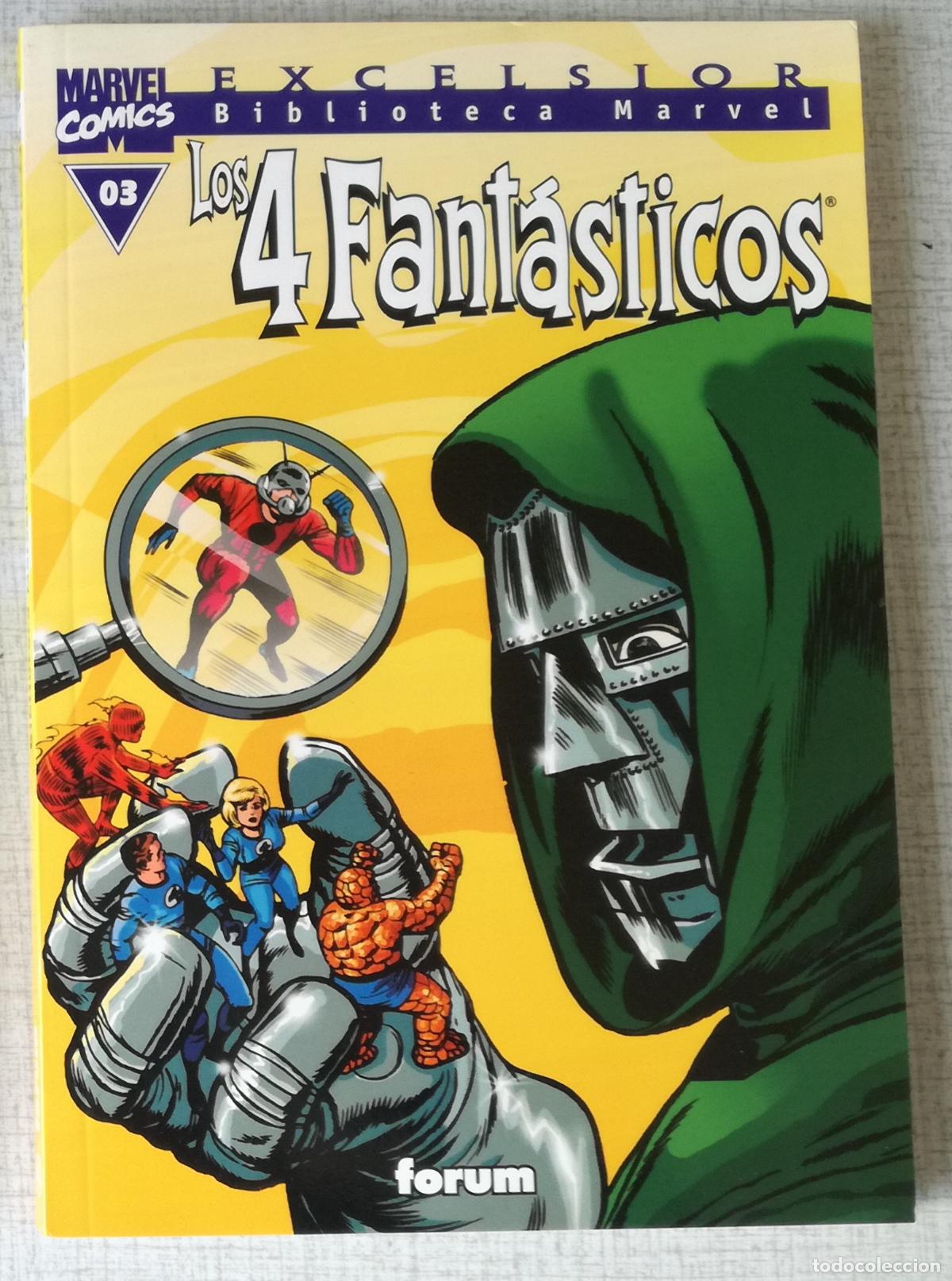 C&oacute;mics: Comic Biblioteca Marvel Excelsior: Los 4 Fantasticos, n&ordm; 03 - Forum - Foto 1