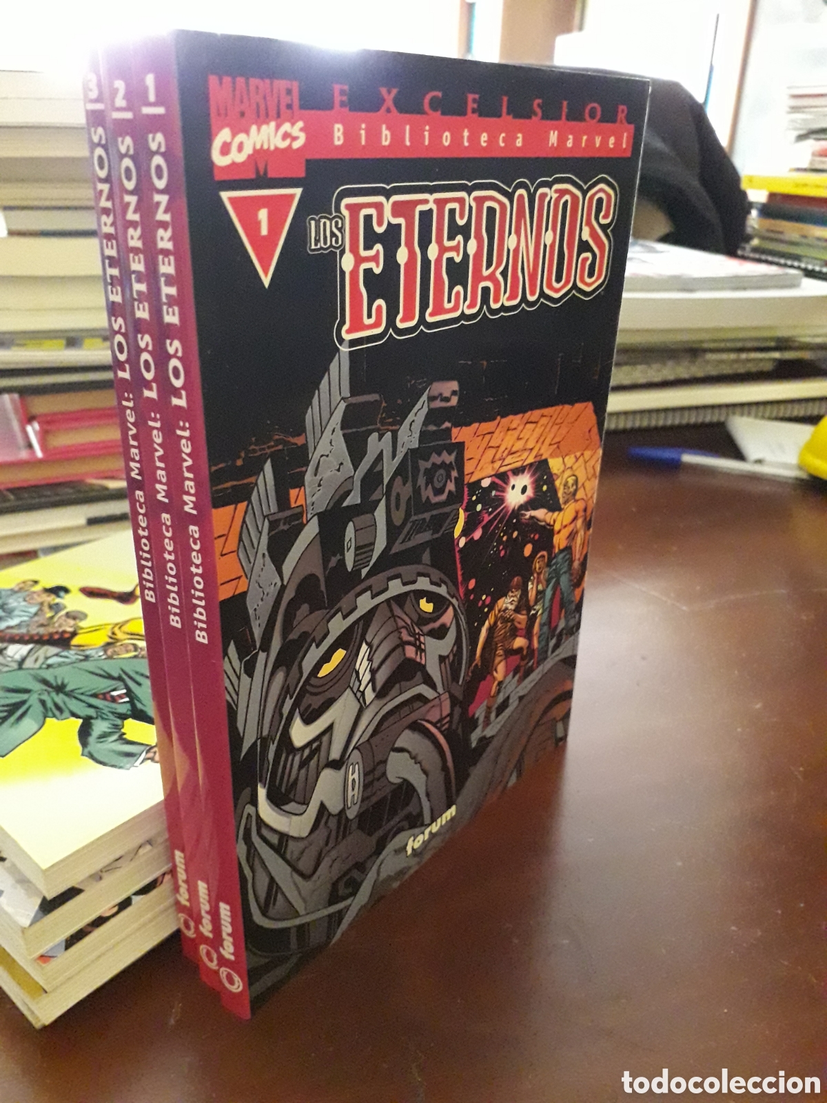 C&oacute;mics: BIBLIOTECA MARVEL. LOS ETERNOS. TRES TOMOS. &iexcl; COMPLETA! - Foto 2