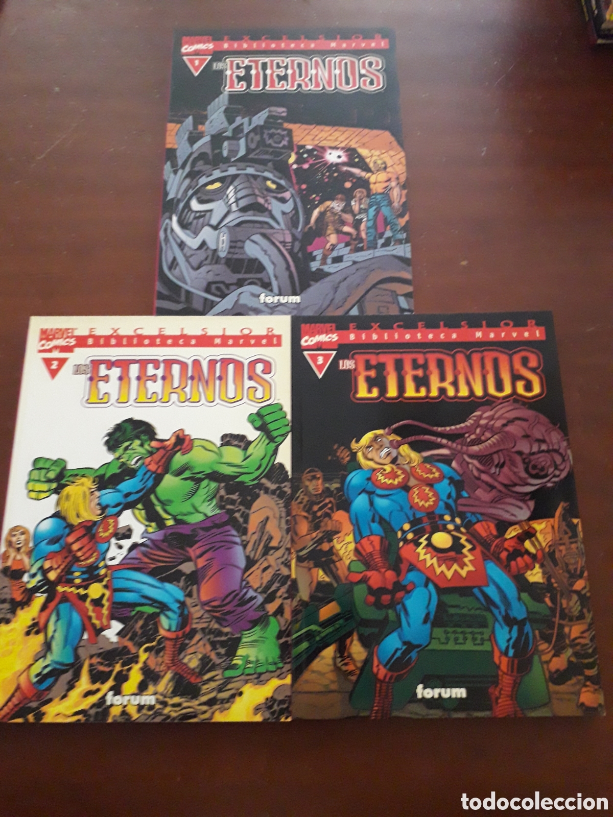 C&oacute;mics: BIBLIOTECA MARVEL. LOS ETERNOS. TRES TOMOS. &iexcl; COMPLETA! - Foto 1