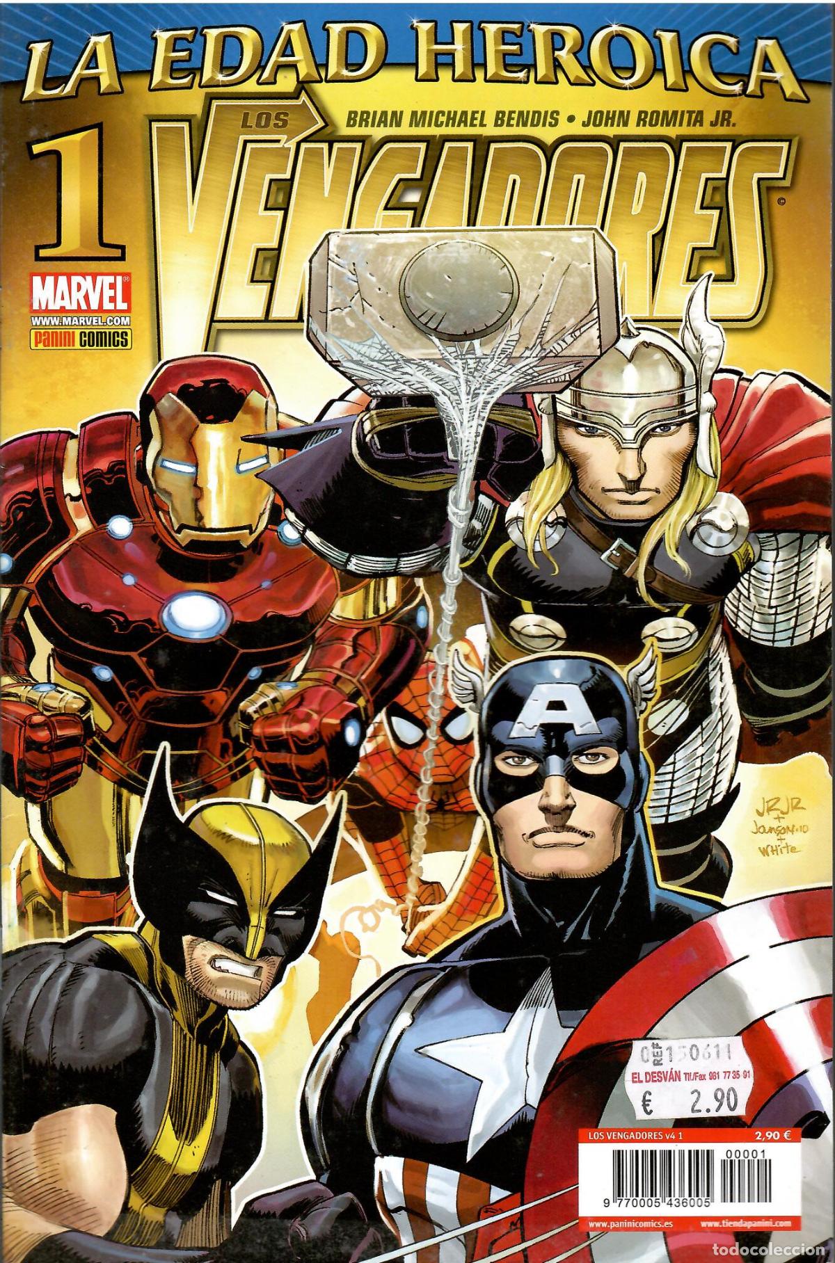 C&oacute;mics: Comic Los Vengadores, La Edad Heroica, n&ordm; 1 - Panini Comics - Foto 1
