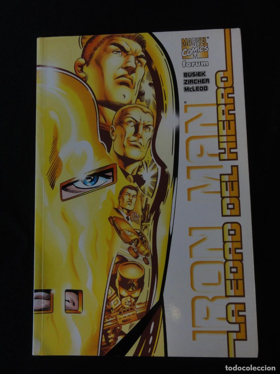 C&oacute;mics: IRON MAN. LA EDAD DEL HIERRO. A&Ntilde;O 2008. 96 PAG. MARVEL COMICS FORUM. C-25B - Foto 1