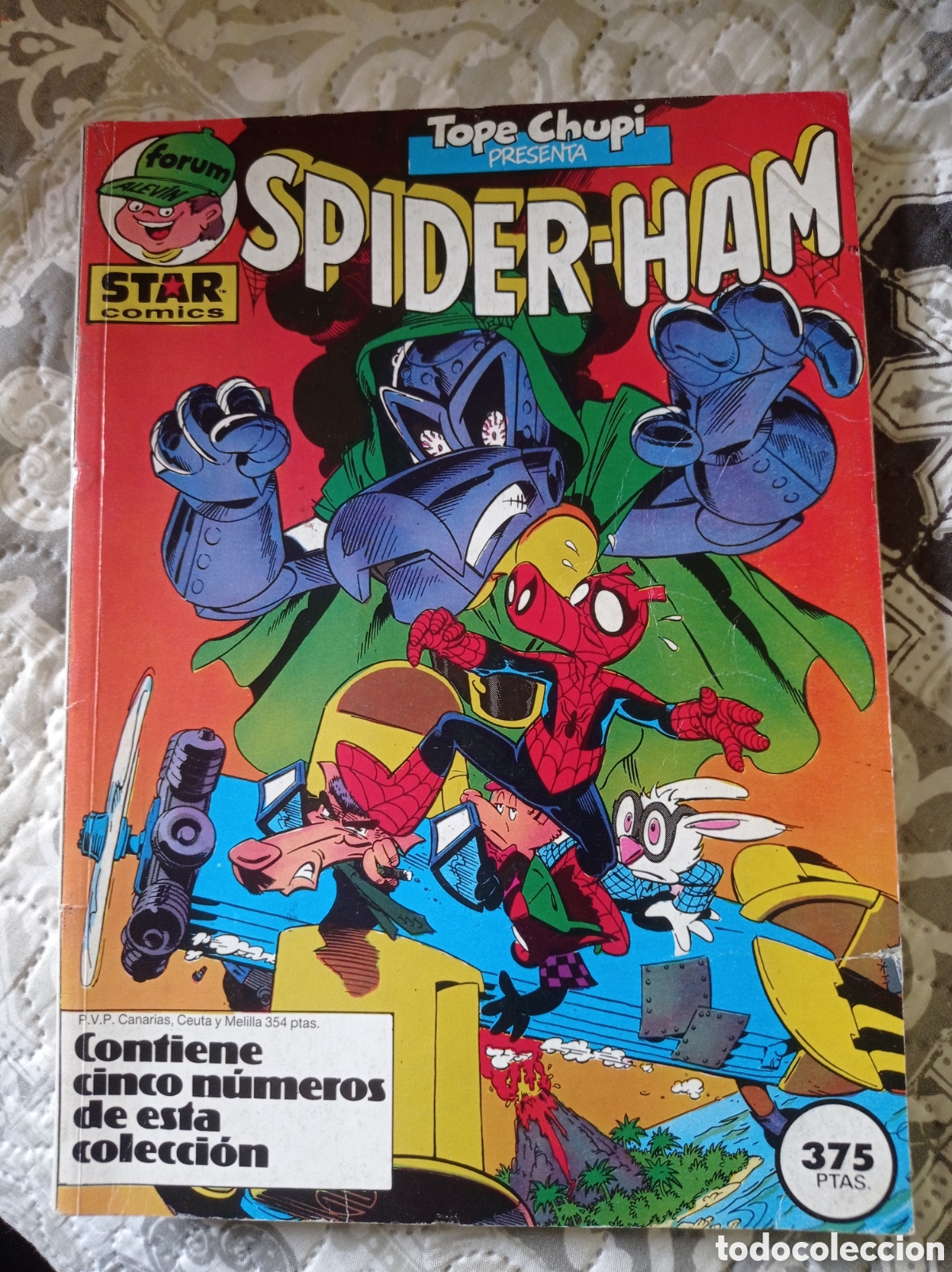 C&oacute;mics: C&oacute;mic Tope Chupi Spider-Ham - Foto 1