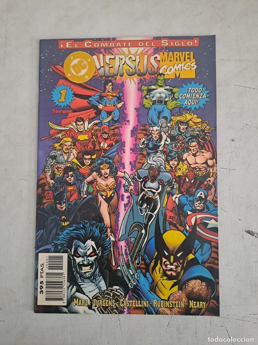C&oacute;mics: El combate del siglo, Marvel versus DC, F&oacute;rum en muy buen estado - Foto 1