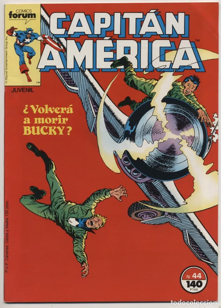 C&oacute;mics: COMIC GRAPA CAPITAN AMERICA N&ordm; 44 COMICS FORUM DEAGOSTINI 1988 - Foto 1