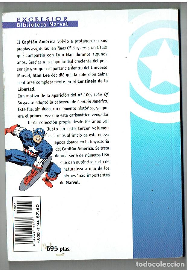 C&oacute;mics: EXCELSIOR. BIBLIOTECA MARVEL. CAPIT&Aacute;N AM&Eacute;RICA. N&ordm; 3. FORUM (B/41.2) - Foto 2