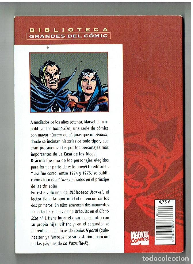 C&oacute;mics: BIBLIOTECA GRANDES DEL COMIC. N&ordm; 4. DR&Aacute;CULA. PLANETA. (B/41.2) - Foto 2