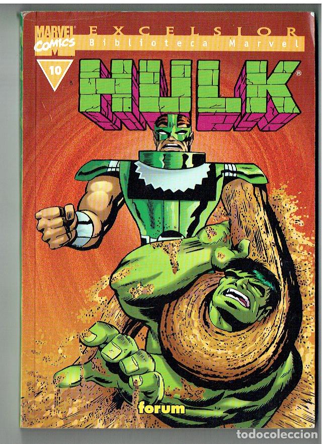C&oacute;mics: MARVEL COMICS. EXCELSIOR. BIBLIOTECA MARVEL. N&ordm; 10. HULK. FORUM. (B/41.2) - Foto 1