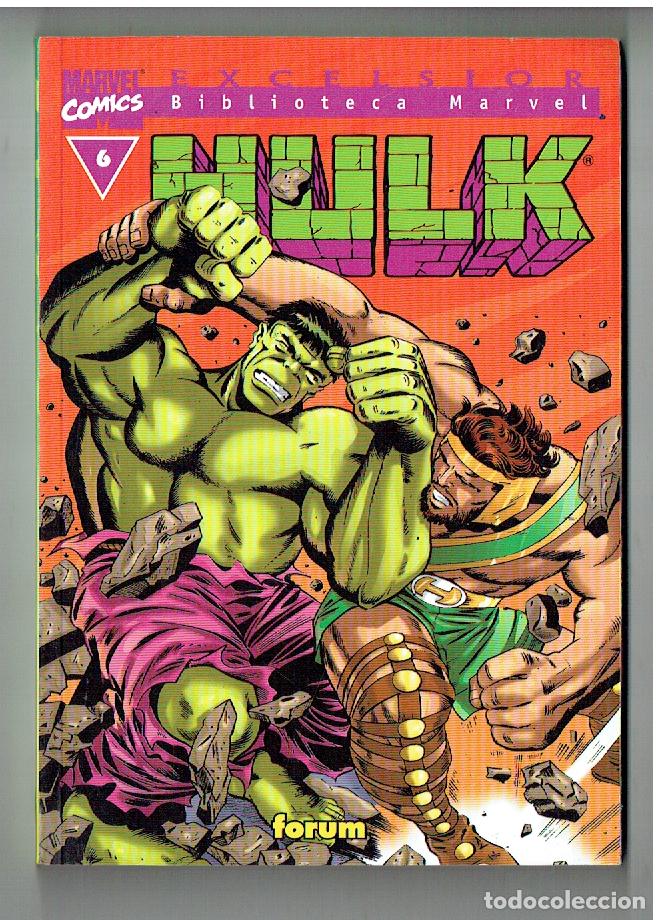 C&oacute;mics: MARVEL COMICS. EXCELSIOR. BIBLIOTECA MARVEL. N&ordm; 6. HULK. FORUM. (B/41.2) - Foto 1