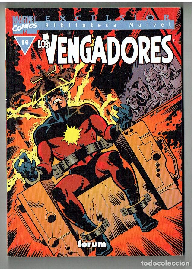 C&oacute;mics: MARVEL COMICS. EXCELSIOR. BIBLIOTECA MARVEL. N&ordm; 14. LOS VENGADORES. FORUM. (B/41.2) - Foto 1