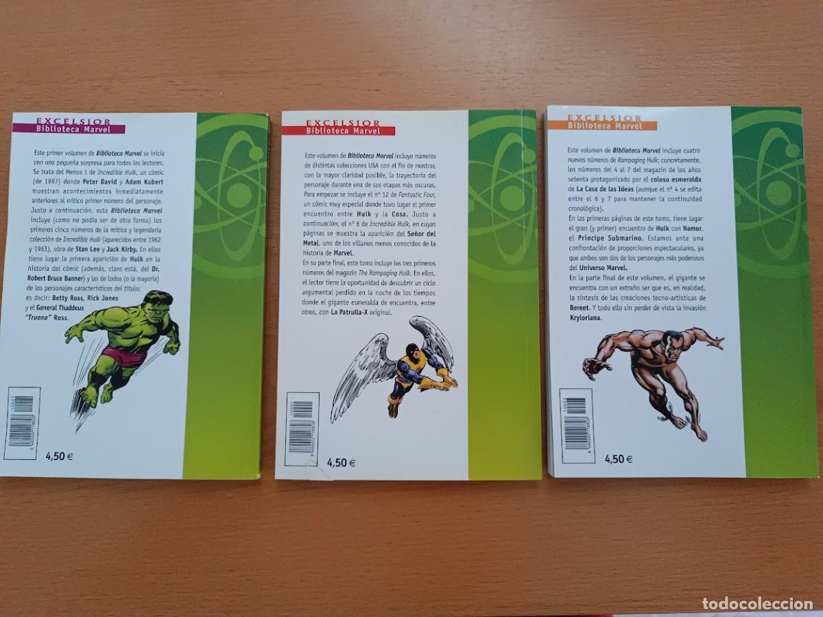 C&oacute;mics: COMIC INCREIBLE HULK , BIBLIOTECA MARVEL EXCELSIOR N1, N 2, N3 - Foto 2