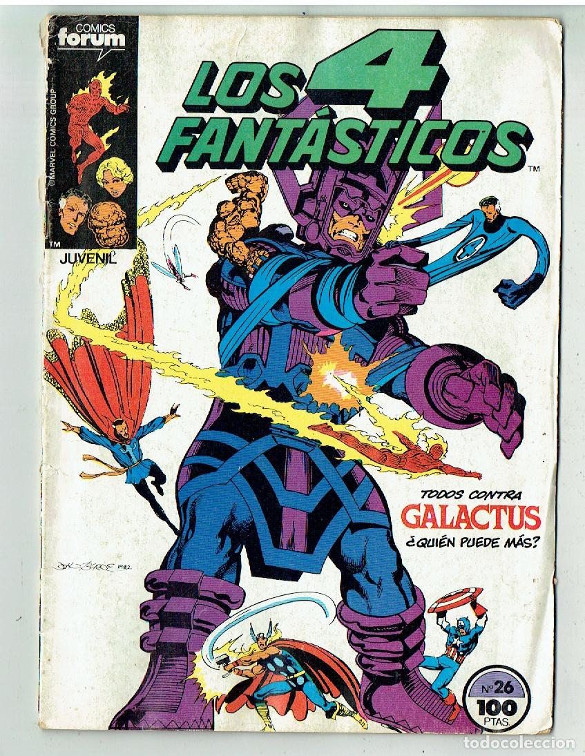 C&oacute;mics: LOS 4 FANTASTICOS. N&ordm; 26. FORUM. (C/A100) - Foto 1
