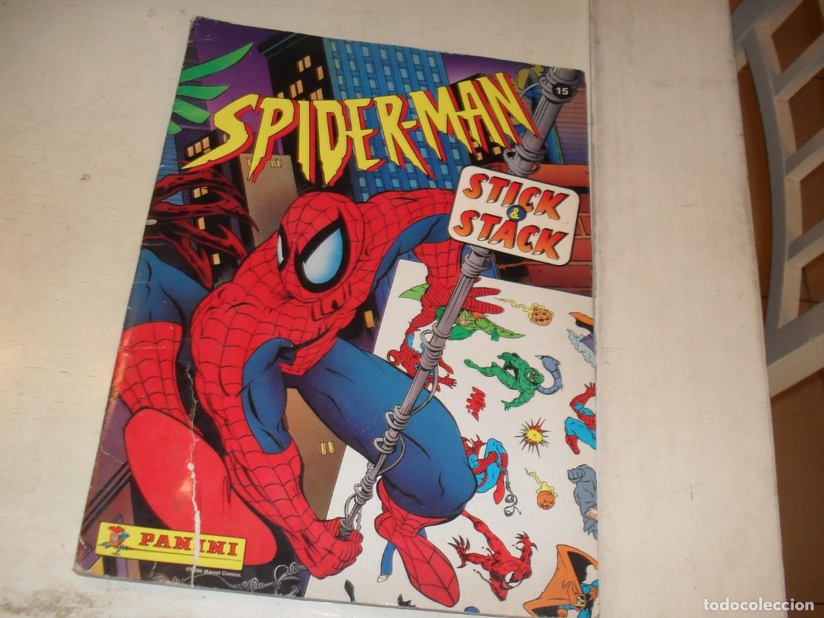 C&oacute;mics: SPIDERMAN STICK&STACK,COMPLETO,EDITADO POR PANINI,1996 - Foto 1
