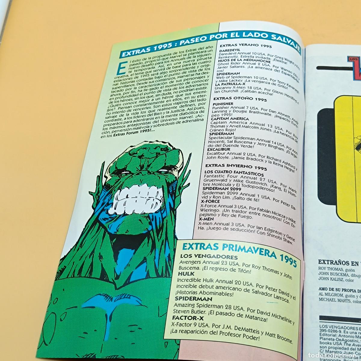 C&oacute;mics: COMIC LOS VENGADORES. EXTRA PRIMAVERA 1995. - Foto 3