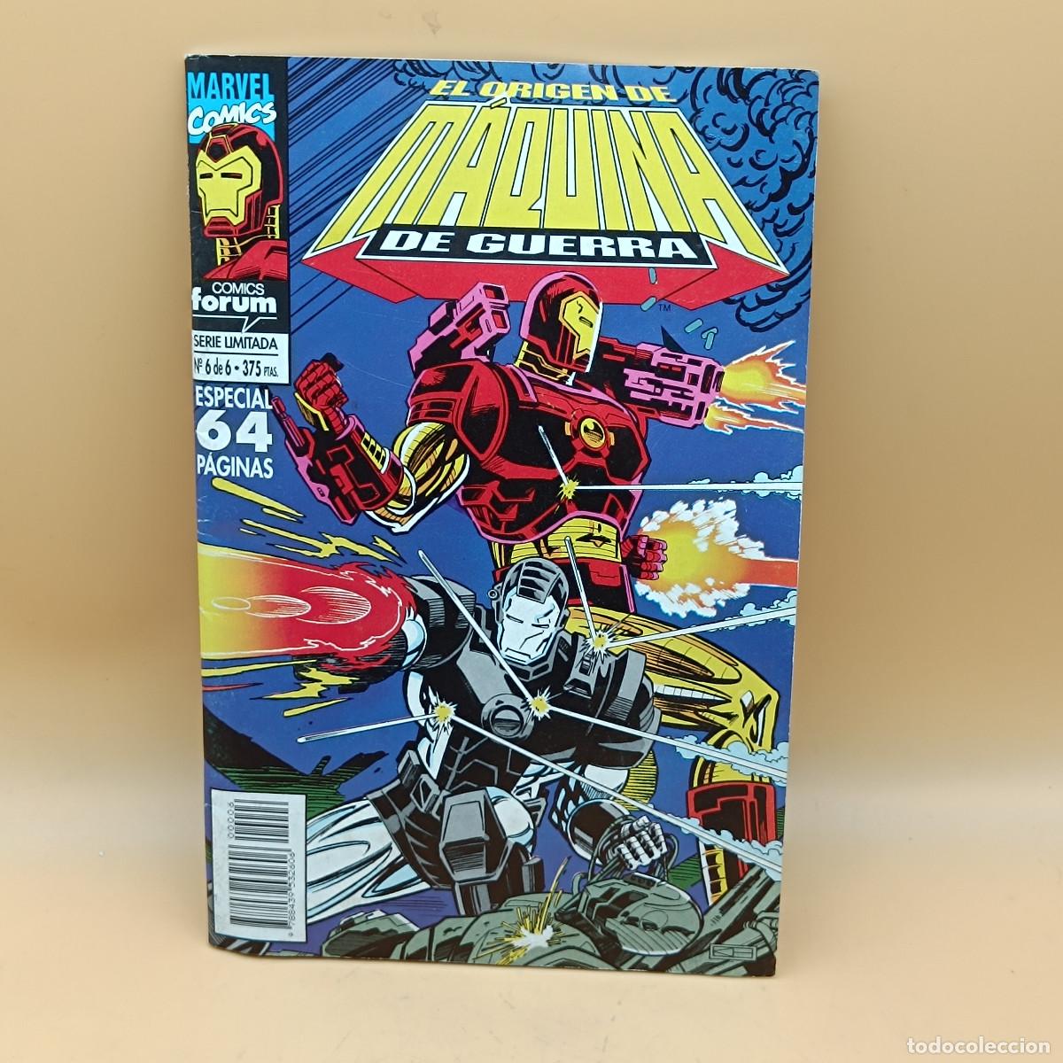 C&oacute;mics: COMIC EL ORIGEN DE MAQUINA DE GUERRA N&ordm;6. FORUM. MARVEL. MYJ. - Foto 1