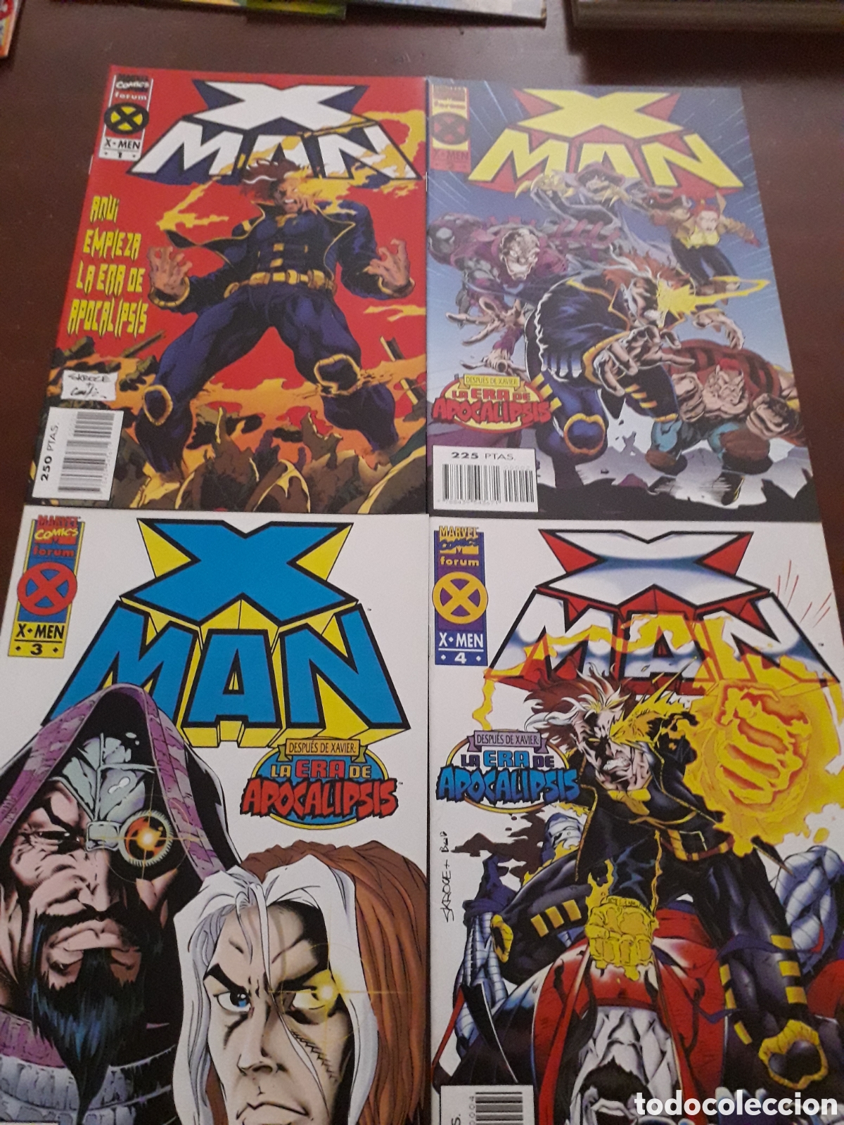 C&oacute;mics: X-MAN. LA ERA DE APOCALIPSIS. NUM 1 al 4. COMPLETA - Foto 1