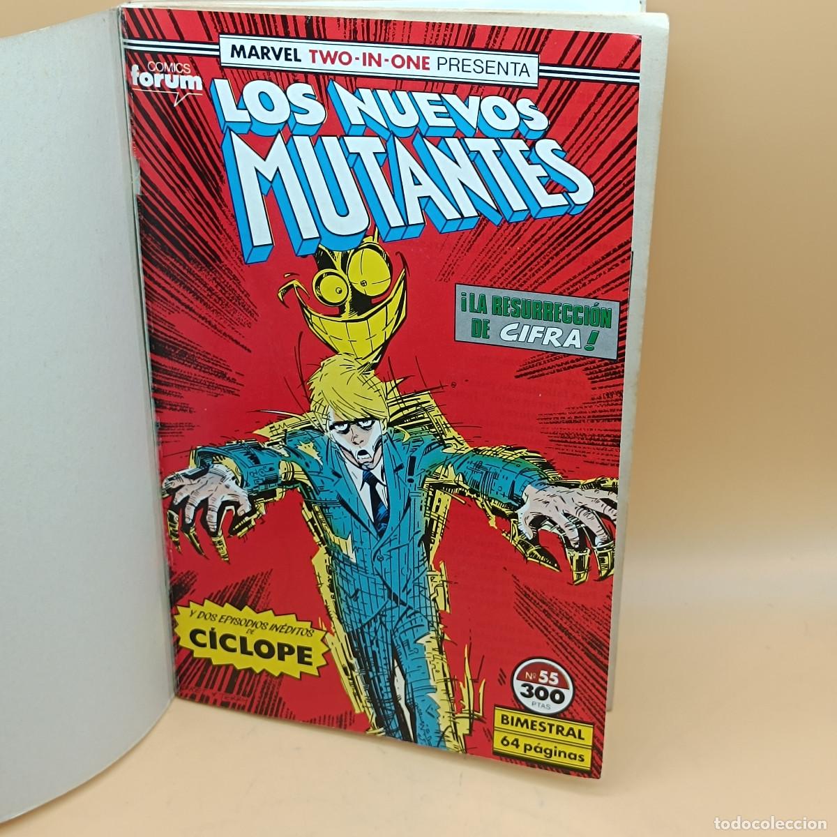 C&oacute;mics: COMIC LOS NUEVOS MUTANTES. NUMEROS 55, 56 Y 57. MARVEL FORUM. - Foto 2