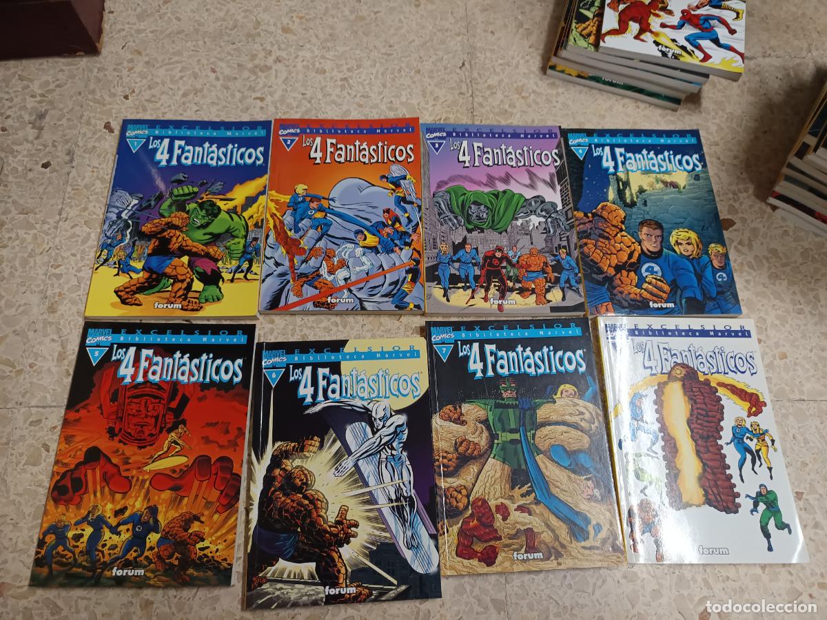 C&oacute;mics: BIBLIOTECA MARVEL . EXCELSIOR . LOS 4 FANT&Aacute;STICOS . 32 N&Uacute;MEROS . MARVEL COMICS . FORUM . 1999 - Foto 2