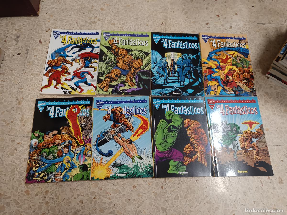 C&oacute;mics: BIBLIOTECA MARVEL . EXCELSIOR . LOS 4 FANT&Aacute;STICOS . 32 N&Uacute;MEROS . MARVEL COMICS . FORUM . 1999 - Foto 3