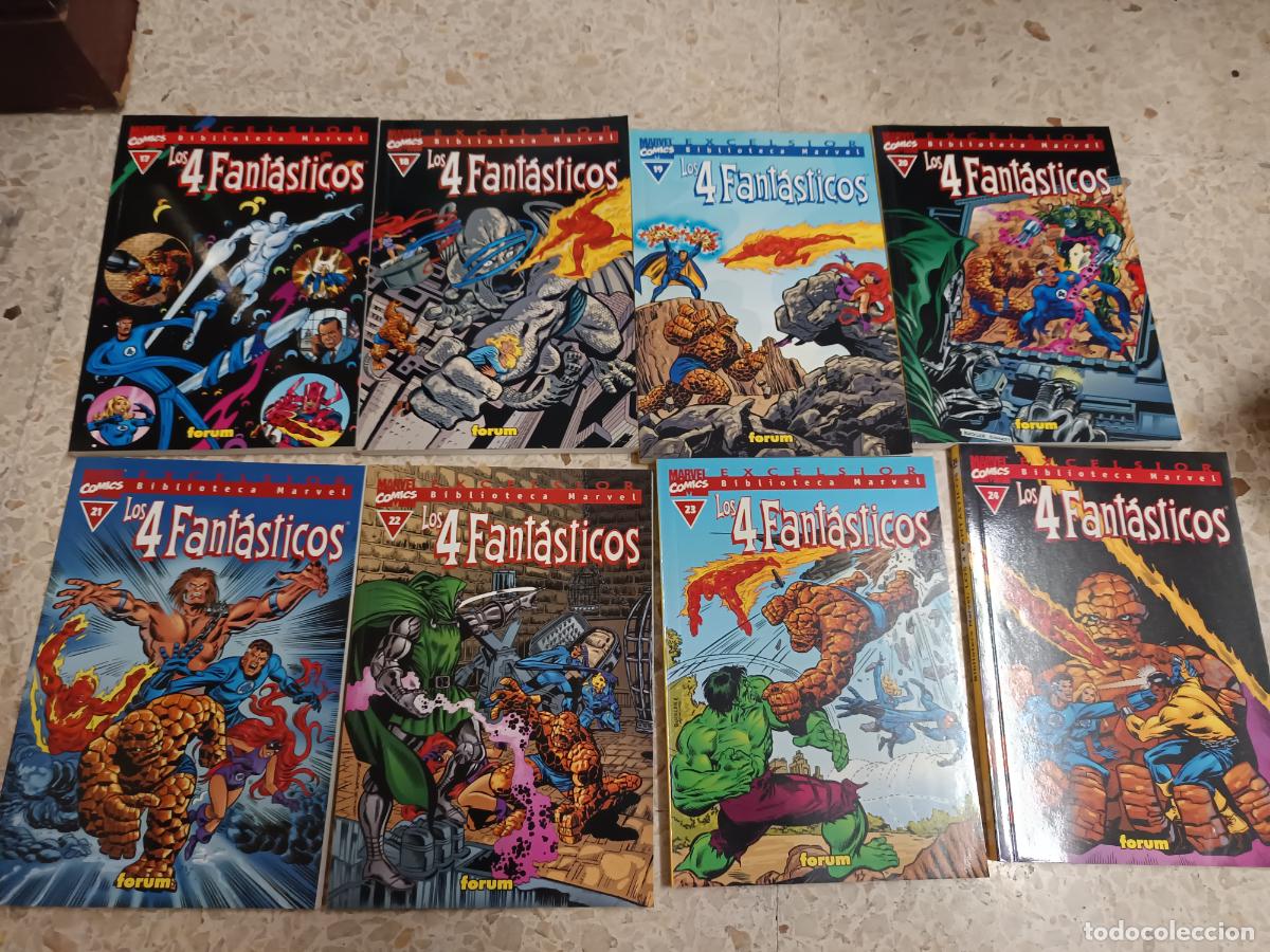 C&oacute;mics: BIBLIOTECA MARVEL . EXCELSIOR . LOS 4 FANT&Aacute;STICOS . 32 N&Uacute;MEROS . MARVEL COMICS . FORUM . 1999 - Foto 4