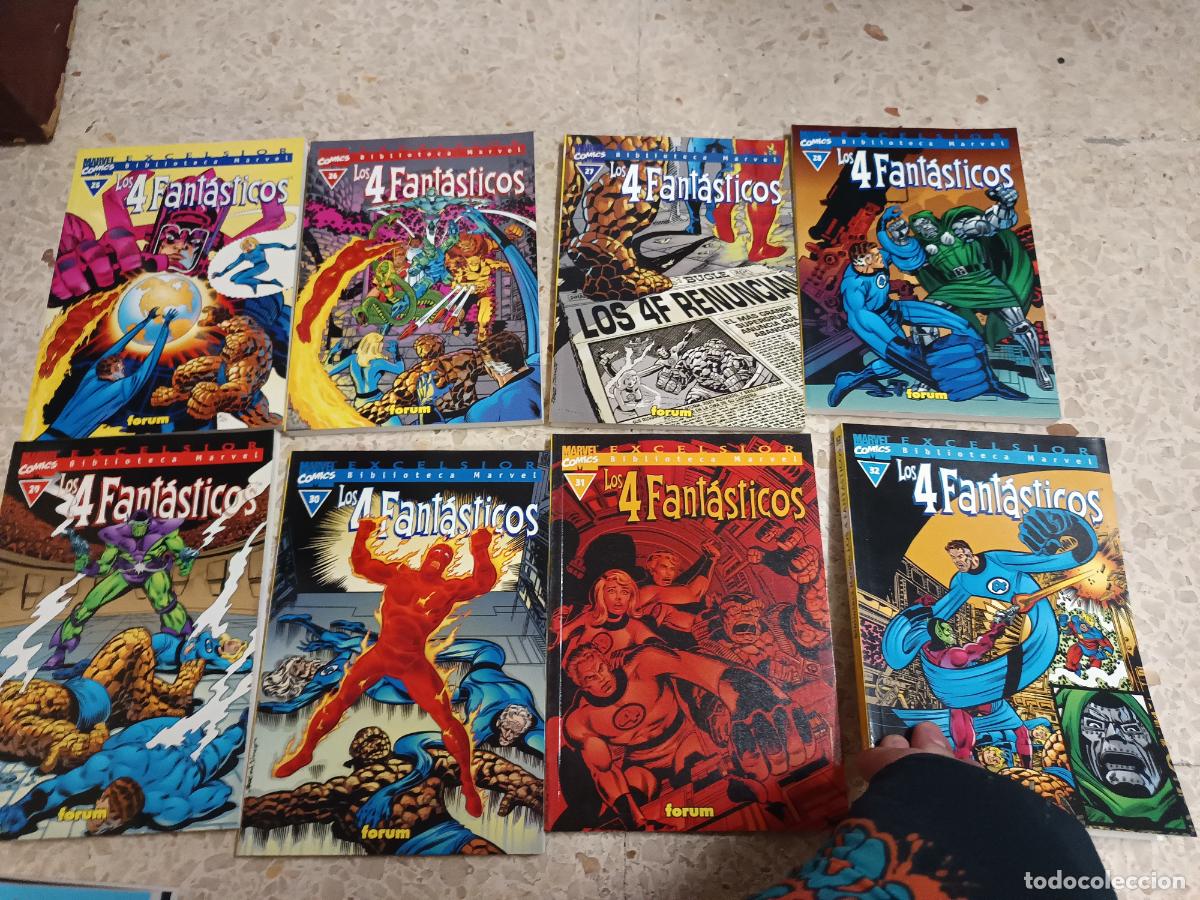 C&oacute;mics: BIBLIOTECA MARVEL . EXCELSIOR . LOS 4 FANT&Aacute;STICOS . 32 N&Uacute;MEROS . MARVEL COMICS . FORUM . 1999 - Foto 5