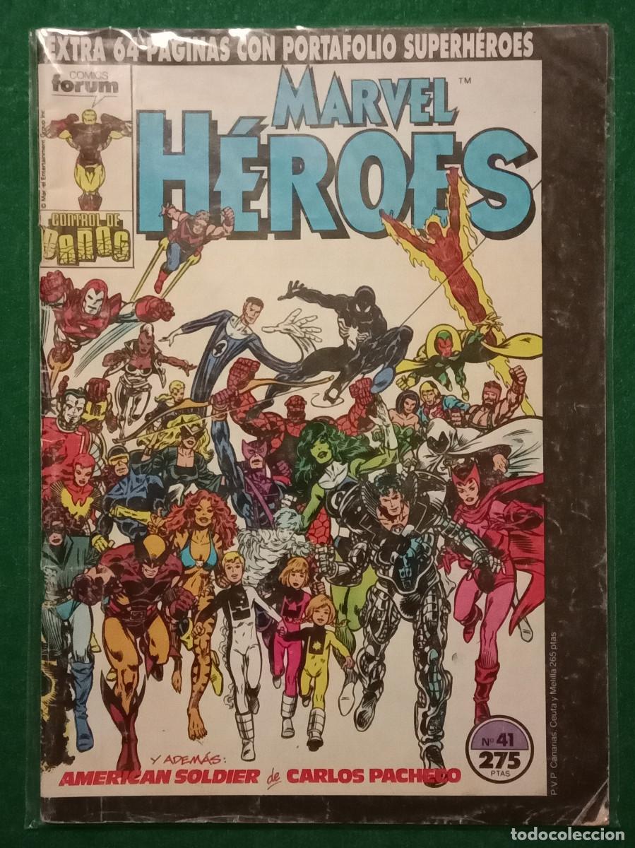 C&oacute;mics: Marvel H&eacute;roes - Extra 64 P&aacute;ginas - N&ordm;. 41 - Edit. Comics Forum. (P) - Foto 1