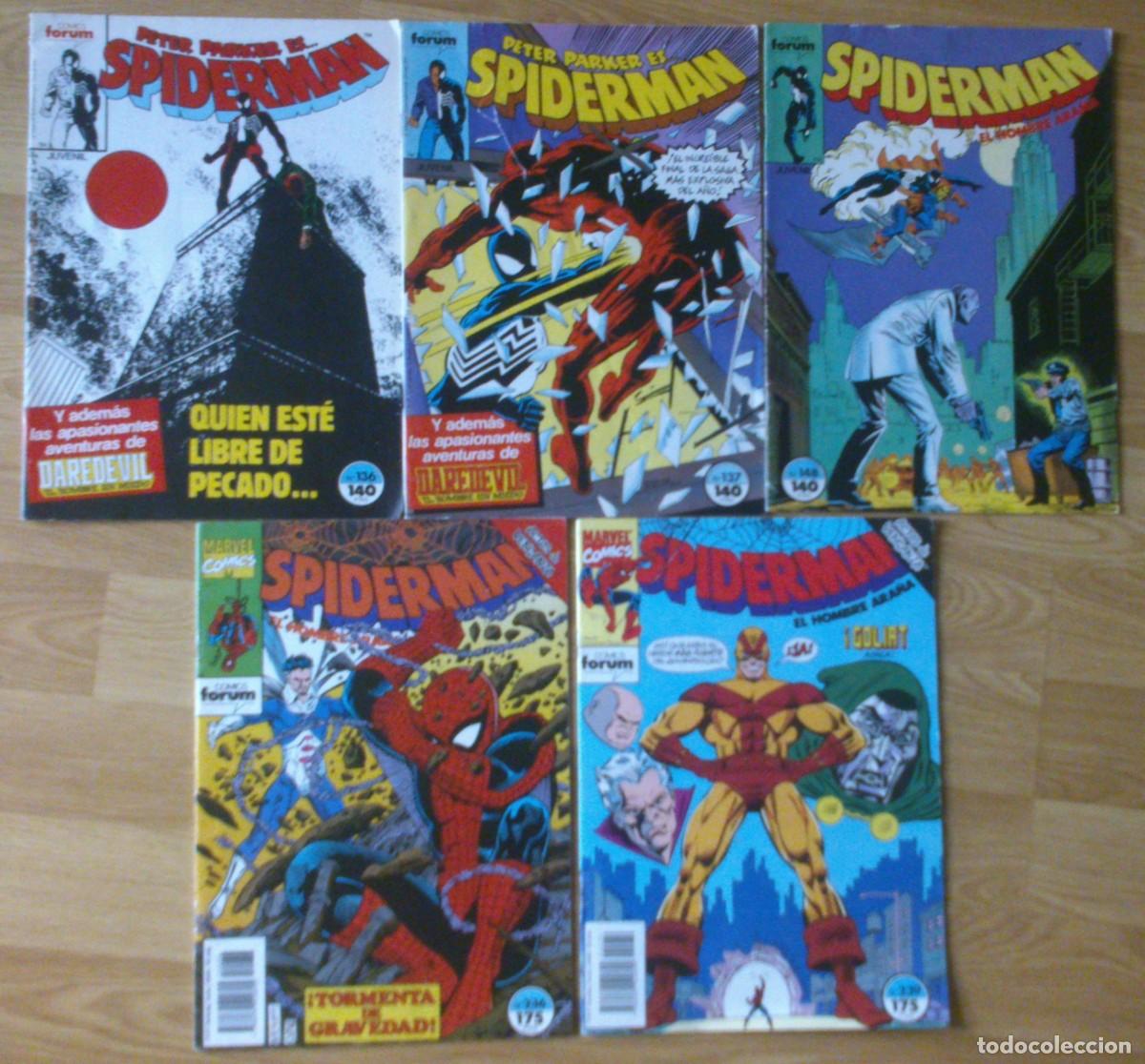 C&oacute;mics: LOTE 5 COMICS DE SPIDERMAN - Foto 1