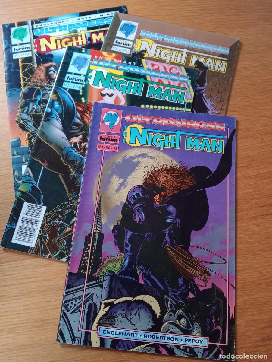 C&oacute;mics: COMPLETA. THE NIGHT MAN. 4 EJEMPLARES. GRAPA. FORUM. PLANETA. 1995. - Foto 1