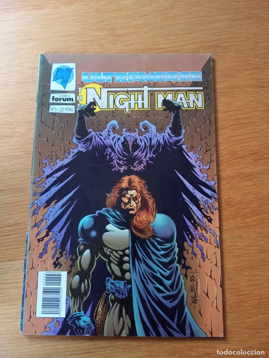 C&oacute;mics: COMPLETA. THE NIGHT MAN. 4 EJEMPLARES. GRAPA. FORUM. PLANETA. 1995. - Foto 4
