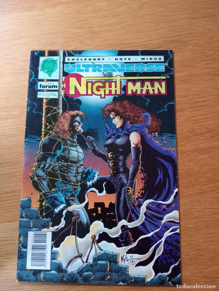 C&oacute;mics: COMPLETA. THE NIGHT MAN. 4 EJEMPLARES. GRAPA. FORUM. PLANETA. 1995. - Foto 5