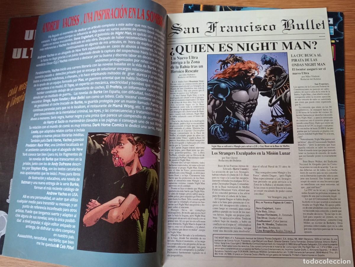 C&oacute;mics: COMPLETA. THE NIGHT MAN. 4 EJEMPLARES. GRAPA. FORUM. PLANETA. 1995. - Foto 12