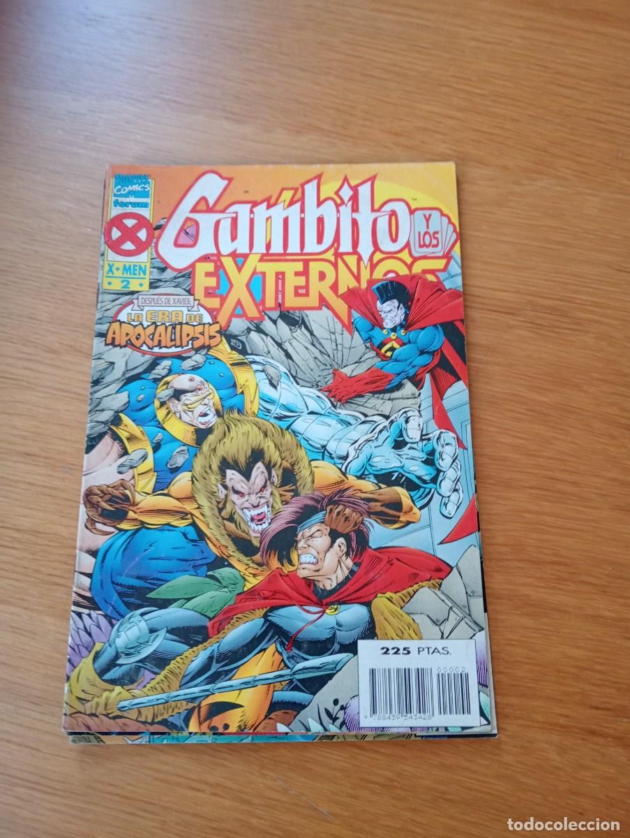 C&oacute;mics: COMPLETA. GAMBITO Y LOS EXTERNOS. 4 EJEMPLARES. GRAPA. FORUM. MARVEL. 1996. - Foto 3