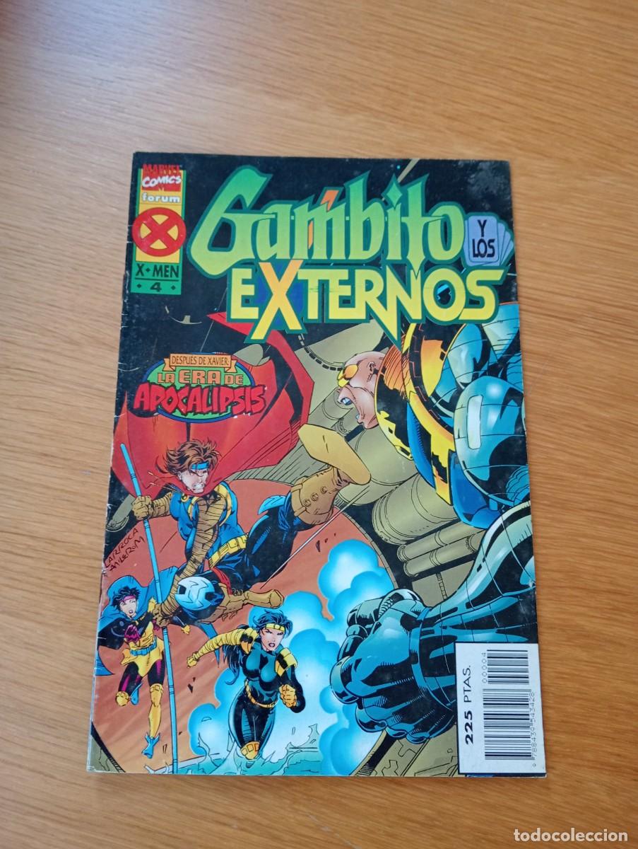C&oacute;mics: COMPLETA. GAMBITO Y LOS EXTERNOS. 4 EJEMPLARES. GRAPA. FORUM. MARVEL. 1996. - Foto 5