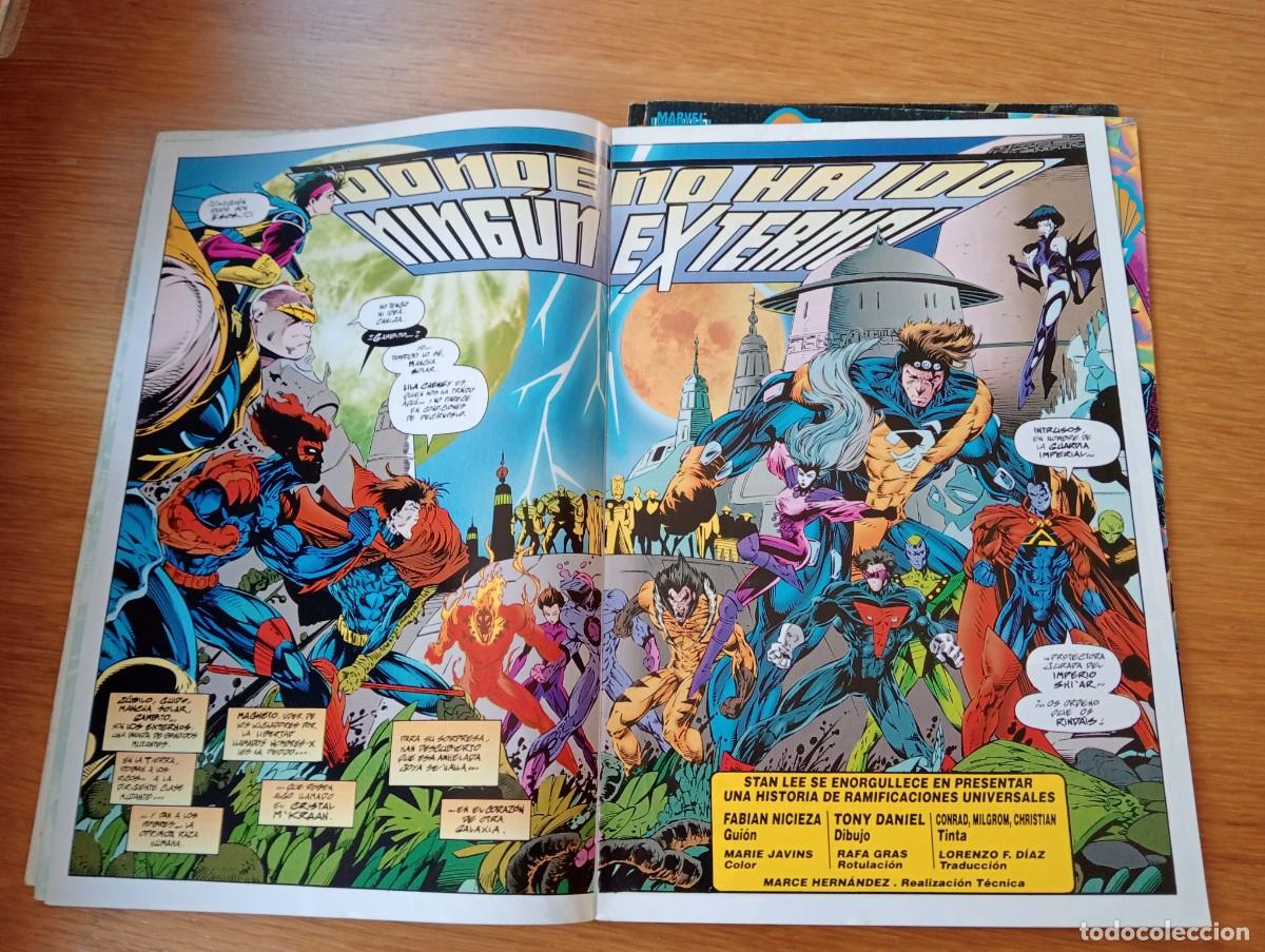 C&oacute;mics: COMPLETA. GAMBITO Y LOS EXTERNOS. 4 EJEMPLARES. GRAPA. FORUM. MARVEL. 1996. - Foto 11