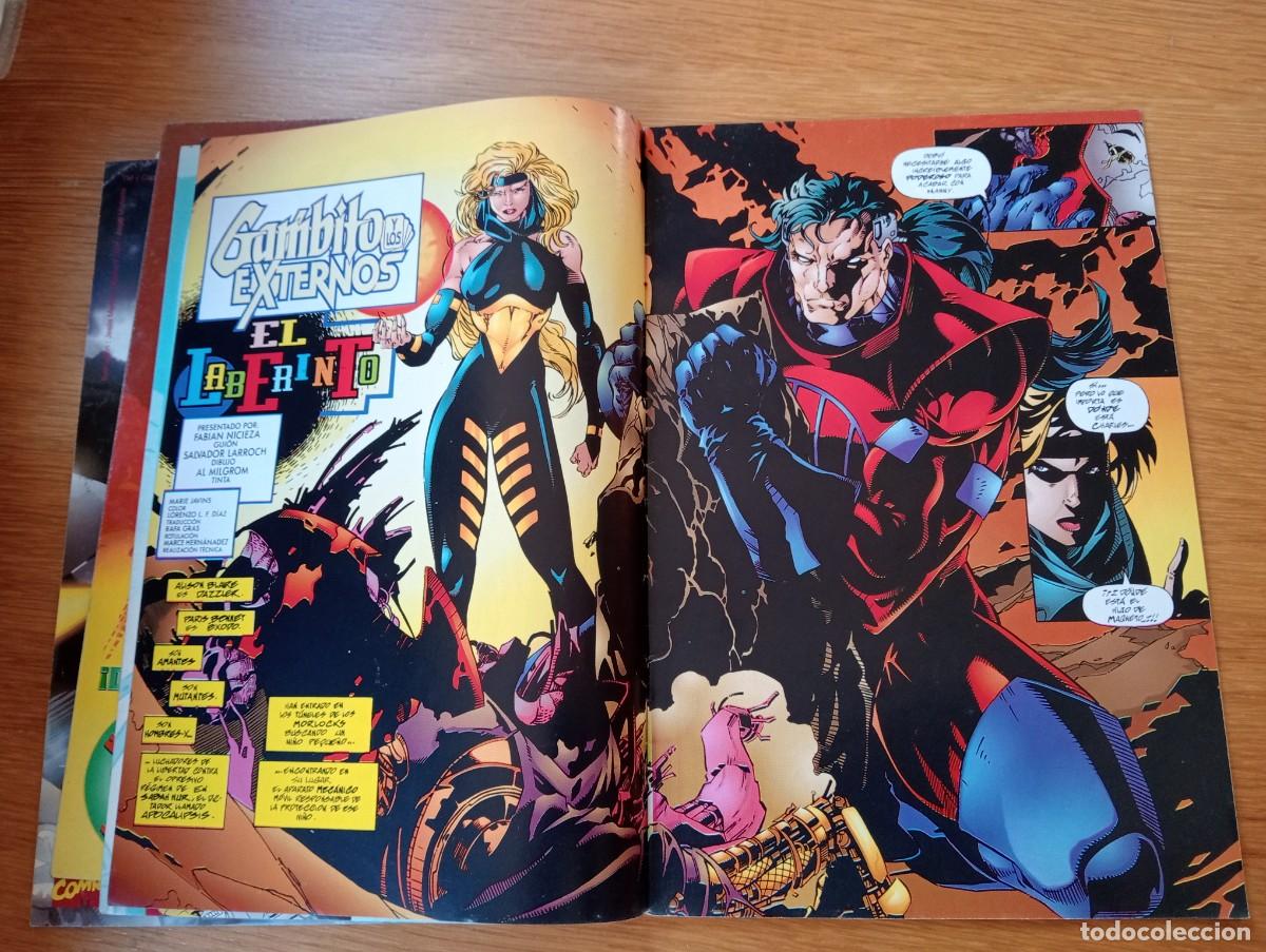 C&oacute;mics: COMPLETA. GAMBITO Y LOS EXTERNOS. 4 EJEMPLARES. GRAPA. FORUM. MARVEL. 1996. - Foto 19