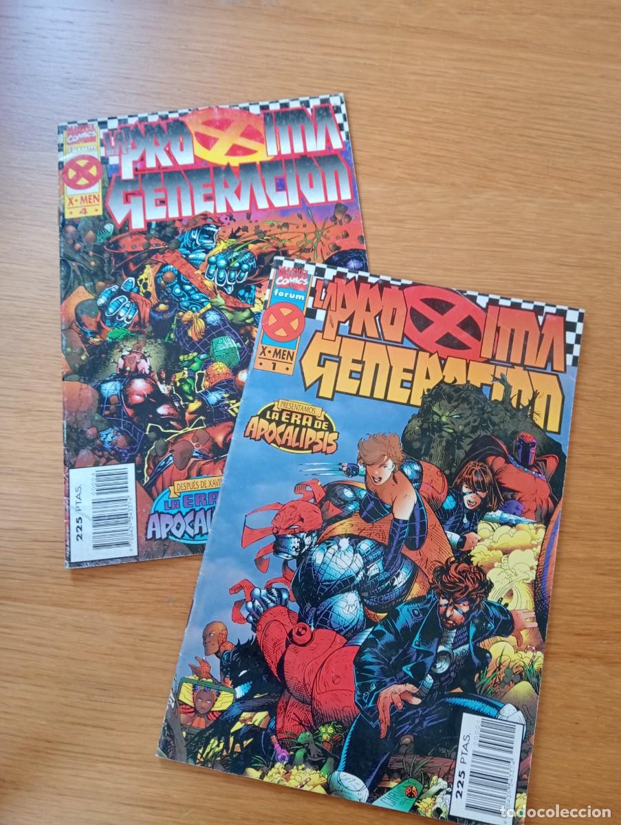 C&oacute;mics: LOTE CON 2 EJEMPLARES DE LA PR&Oacute;XIMA GENERACI&Oacute;N (DE 4). GRAPA. FORUM. MARVEL. 1996. - Foto 1