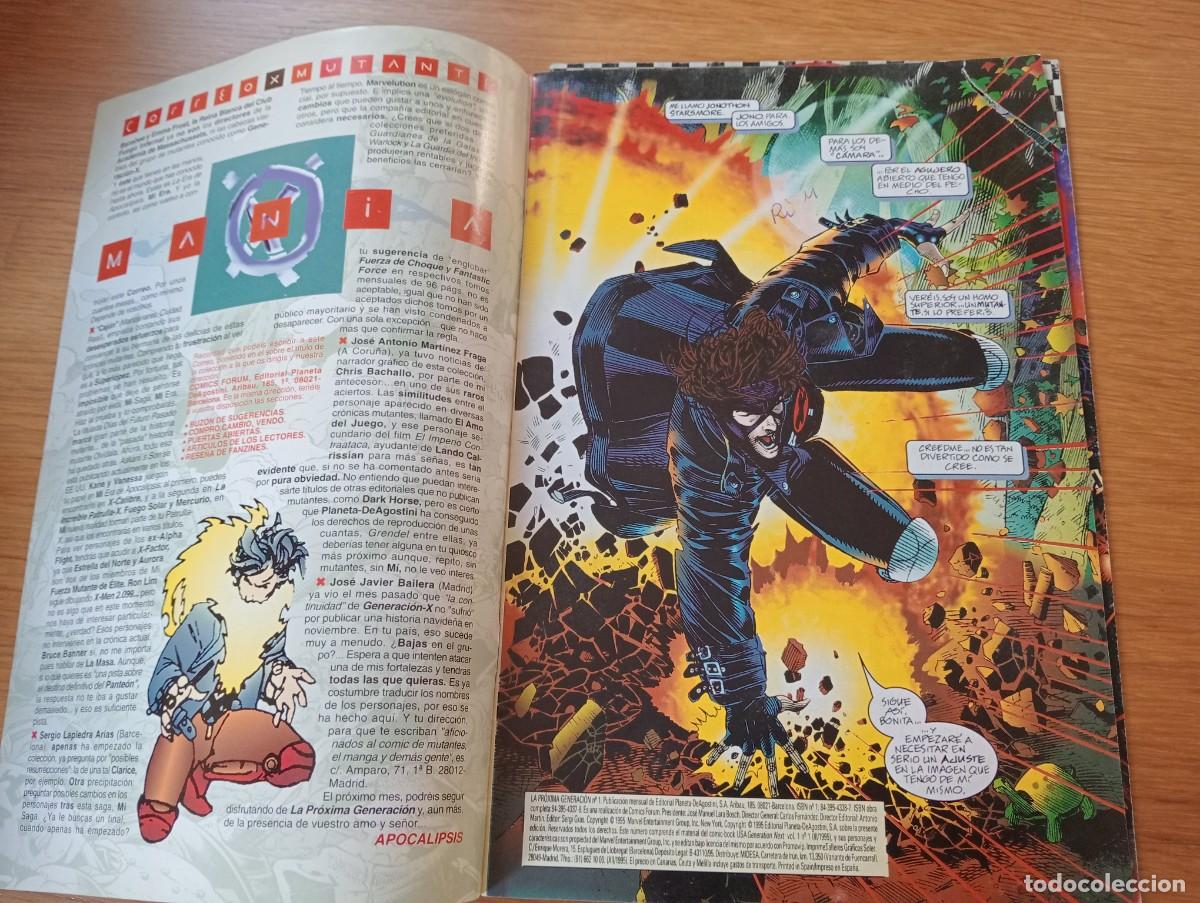 C&oacute;mics: LOTE CON 2 EJEMPLARES DE LA PR&Oacute;XIMA GENERACI&Oacute;N (DE 4). GRAPA. FORUM. MARVEL. 1996. - Foto 4