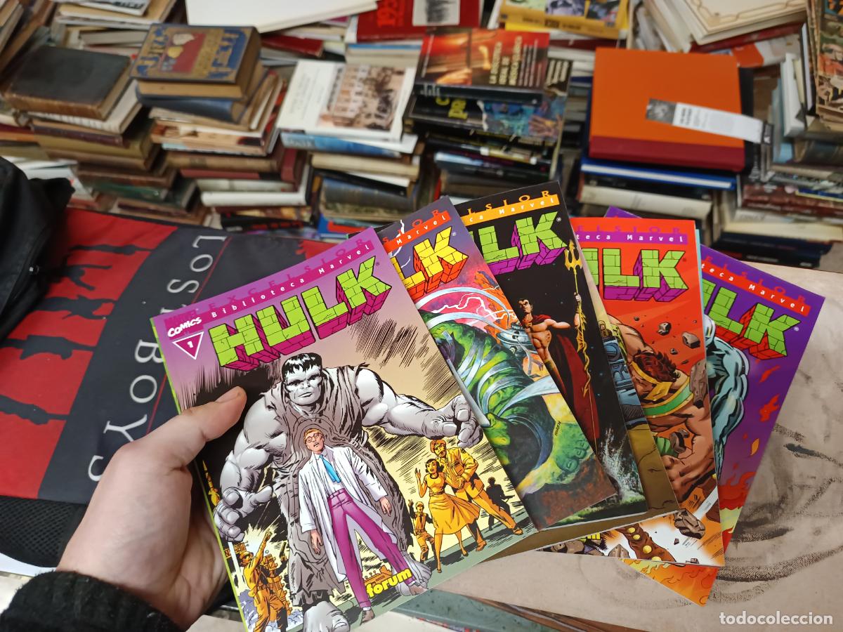 C&oacute;mics: BIBLIOTECA MARVEL EXCELSIOR . HULK . 7 EJEMPLARES. FORUM . PLANETA DEAGOSTINI . 2004 - Foto 1