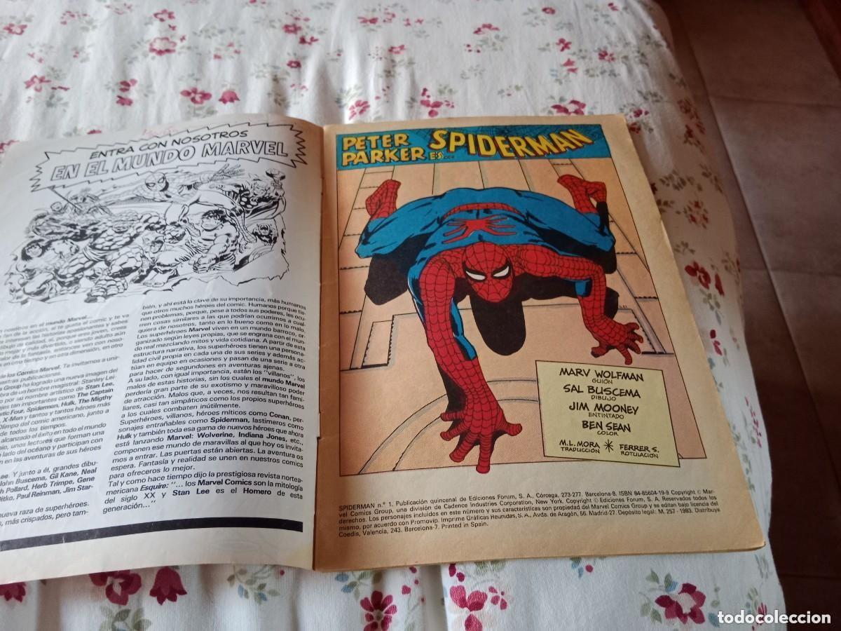 C&oacute;mics: SPIDERMAN N&ordm; 1 VOL 1 COMICS FORUM 1983 - SIN POSTER - Foto 3