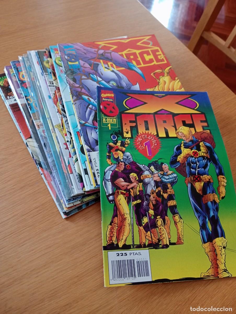 C&oacute;mics: LOTE CON 21 EJEMPLARES DE X FORCE VOL. 2 (DE 49). GRAPA. FORUM. MARVEL. 1996 &ndash; 99. - Foto 1