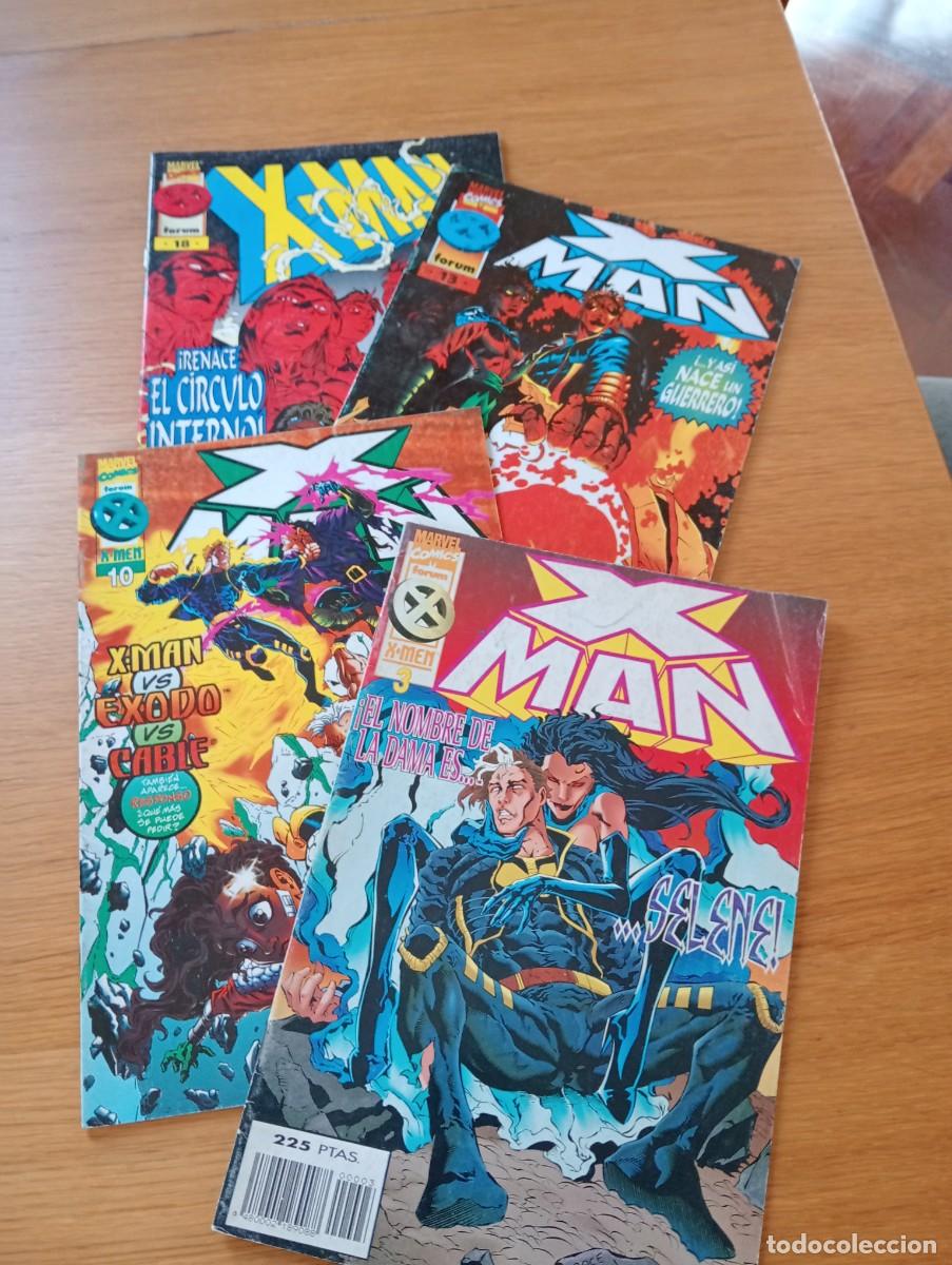 C&oacute;mics: LOTE CON 4 EJEMPLARES DE X MAN VOL. 2 (DE 49). GRAPA. FORUM. MARVEL. 1996. - Foto 1