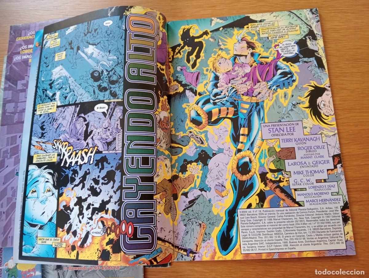 C&oacute;mics: LOTE CON 4 EJEMPLARES DE X MAN VOL. 2 (DE 49). GRAPA. FORUM. MARVEL. 1996. - Foto 16