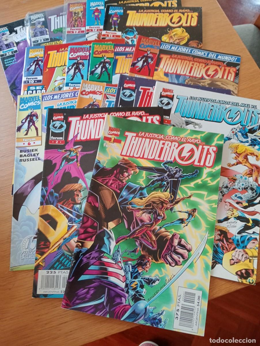 C&oacute;mics: LOTE CON 15 EJEMPLARES DE THUNDERBOLTS (DE 40). GRAPA. FORUM. MARVEL. 1998 &ndash; 2000. - Foto 1