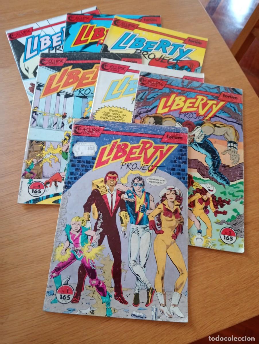 C&oacute;mics: COMPLETA. LIBERTY PROJECT. 7 EJEMPLARES. GRAPA. FORUM. ECLIPSE C&Oacute;MICS. 1990. - Foto 1